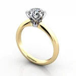 Solitaire-Engagement-Ring-Oval-Diamond-RS32-Yellow-Gold-3D