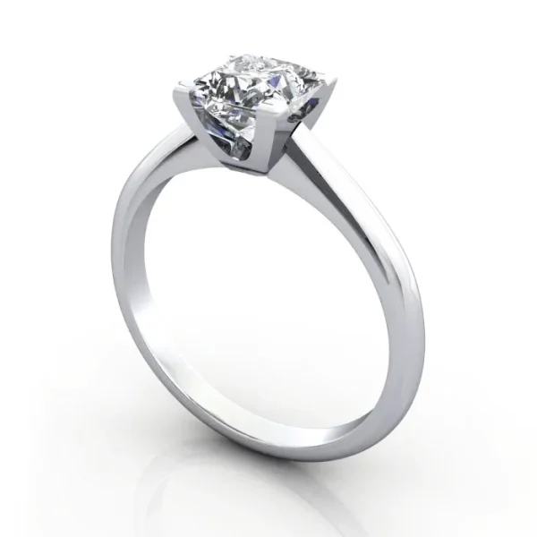 Solitaire-Engagement-Ring-Princess-Cut-Diamond-RS33-Platinum-3D