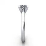Solitaire-Engagement-Ring-Princess-Cut-Diamond-RS33-Platinum-SV-1