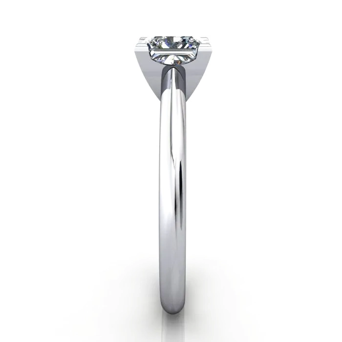Solitaire-Engagement-Ring-Princess-Cut-Diamond-RS33-Platinum-SV-1