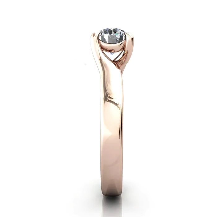 Solitaire-Engagement-Ring-RS29-Round-Brilliant-Rose-Gold-SV Solitaire-Engagement-Ring-RS29-Round-Brilliant-Rose-Gold-SV