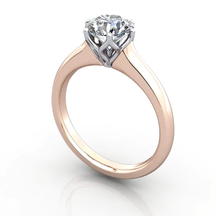 Solitaire-Engagement-Ring-Round-Brilliant-Diamond-RS19-Rose-Gold-3D Solitaire-Engagement-Ring-Round-Brilliant-Diamond-RS19-Rose-Gold-3D