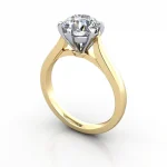 Solitaire-Engagement-Ring-Round-Brilliant-Diamond-RS20-Yellow-Gold-3D Solitaire-Engagement-Ring-Round-Brilliant-Diamond-RS20-Yellow-Gold-3D