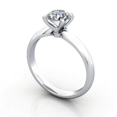Solitaire-Engagement-Ring-Round-Brilliant-Diamond-RS22-White Gold-3D