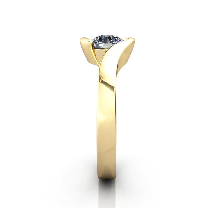 Solitaire-Engagement-Ring-Round-Brilliant-Diamond-RS24-Yellow-SV