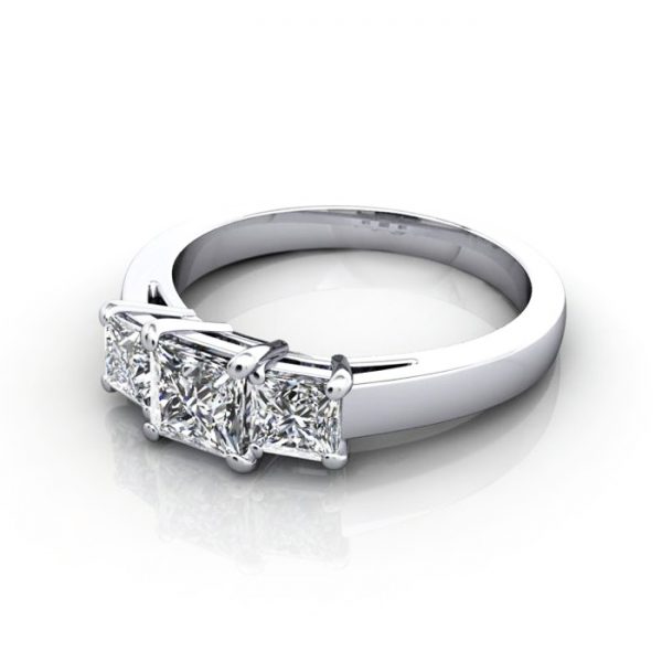 Trilogy-Diamond-Ring-RT10-Princess-Cut-Diamond-Platinum-LF