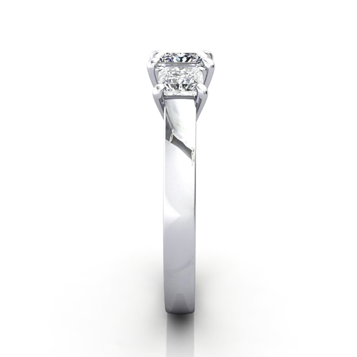 Trilogy-Diamond-Ring-RT10-Princess-Cut-Diamond-Platinum-SV Trilogy-Diamond-Ring-RT10-Princess-Cut-Diamond-Platinum-SV