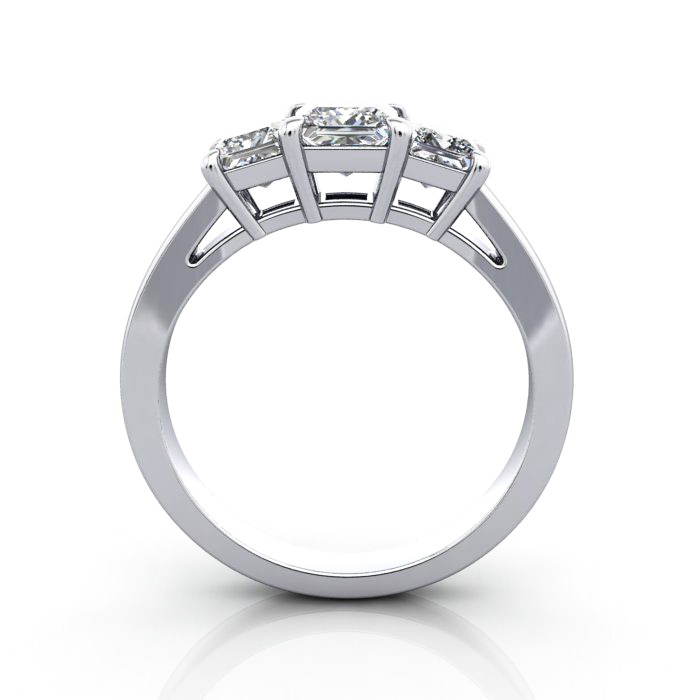 Trilogy-Diamond-Ring-RT10-Princess-Cut-Diamond-Platinum-TF Trilogy-Diamond-Ring-RT10-Princess-Cut-Diamond-Platinum-TF