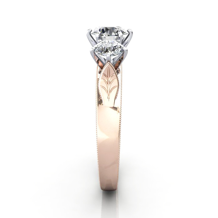 Trilogy-Diamond-Ring-RT12-Round-Brilliant-Diamond-Rose-SV
