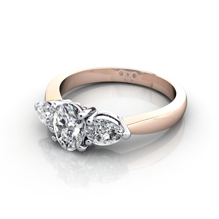 Trilogy-Diamond-Ring-RT7-Oval-Pear-Shaped-Diamond-Rose-LF Trilogy-Diamond-Ring-RT7-Oval-Pear-Shaped-Diamond-Rose-LF