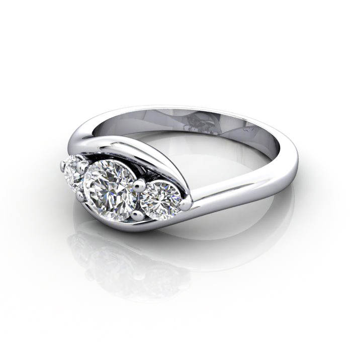 Trilogy-Diamond-Ring-RT8-Round-Brilliant-Diamond-Platinum-LF Trilogy-Diamond-Ring-RT8-Round-Brilliant-Diamond-Platinum-LF