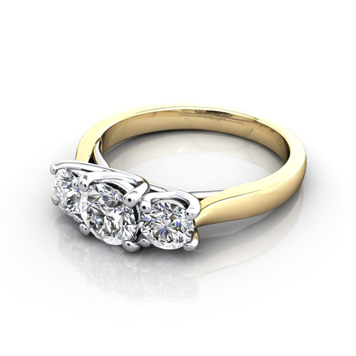 Trilogy-Diamond-Ring-RT9-Round-Brilliant-Diamond-Yellow-LF
