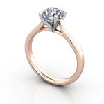 Video-Diamond Ring, RS41,Rose Gold, 3D Video-Diamond Ring, RS41,Rose Gold, 3D