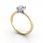 Video-Engagement-Ring-Round-Brilliant-RS16-Yellow-Gold-3D