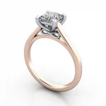 Video-Solitaire-Diamond-Ring-RS34.-Rose-Gold-Princess-Cut-3D