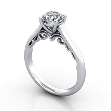 Solitaire-Diamond-Ring-RS35.-Platinum-Round-Brilliant-3D