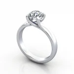 Video-Solitaire-Engagement-Ring-RS29-Round-Brilliant-Platinum-3D Video-Solitaire-Engagement-Ring-RS29-Round-Brilliant-Platinum-3D