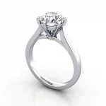 Video-Solitaire-Engagement-Ring-Round-Brilliant-Diamond-RS20-White Gold-3D