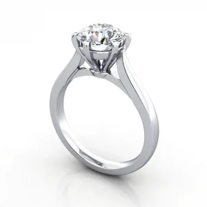 Video-Solitaire-Engagement-Ring-Round-Brilliant-Diamond-RS20-White Gold-3D