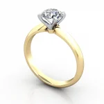 Video-Solitaire-Engagement-Ring-Round-Brilliant-Diamond-RS22-Yellow-Gold-3D