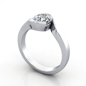 Video-Solitaire-Engagement-Ring-Round-Brilliant-Diamond-RS24-Platinum-3D
