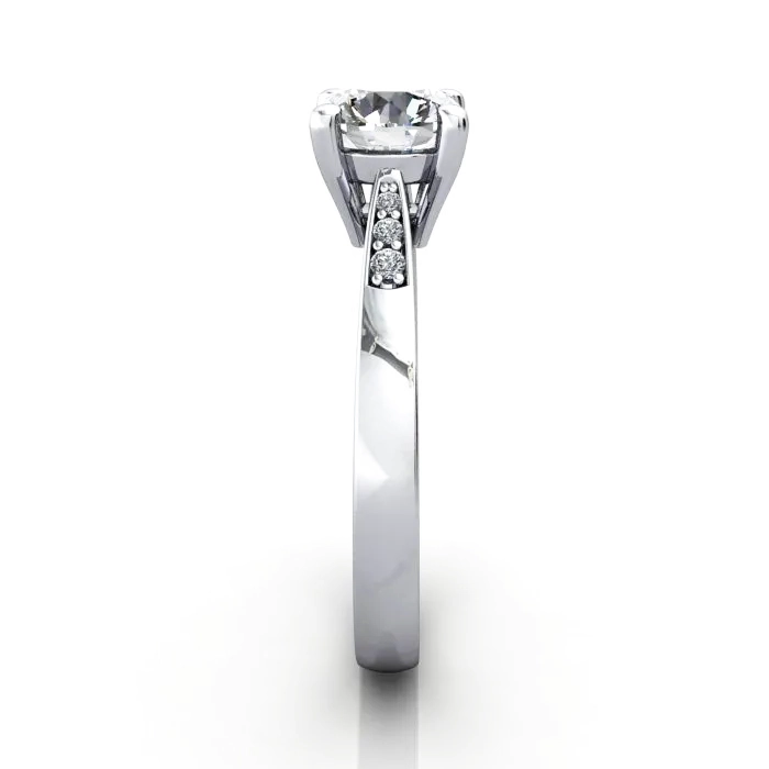 Diamond-Ring-Solitaire-Round-Brilliant-RSA17-Platinum-SV Diamond-Ring-Solitaire-Round-Brilliant-RSA17-Platinum-SV
