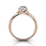 Diamond Solitaire RSA10 Round Rose TF