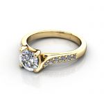 Diamond Solitaire RSA10 Round Yellow LF Diamond Solitaire RSA10 Round Yellow LF