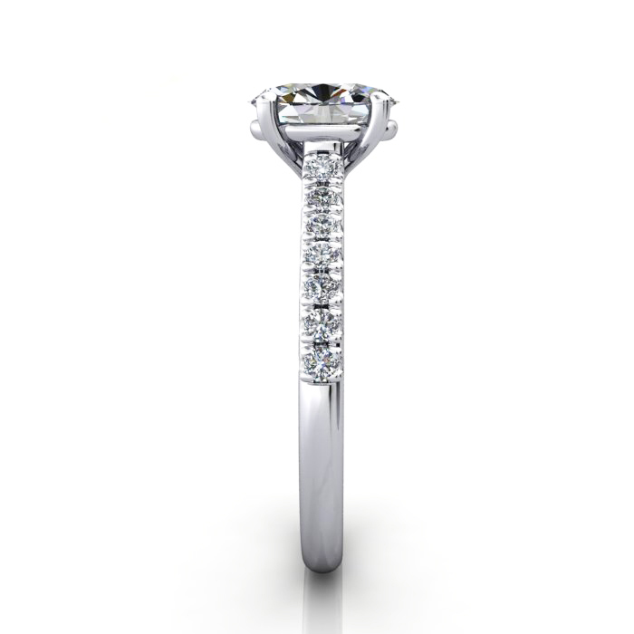 Diamond Solitaire RSA44 Oval Platinum SV Diamond Solitaire RSA44 Oval Platinum SV