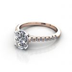 Diamond Solitaire RSA44 Oval Rose LF Diamond Solitaire RSA44 Oval Rose LF
