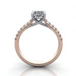 Diamond Solitaire RSA44 Oval Rose TF Diamond Solitaire RSA44 Oval Rose TF
