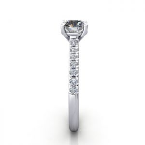 Diamond Solitaire RSA44 Round Platinum SV