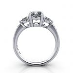 Engagement Ring, PLAT, Cushion, RSA5, TF Engagement Ring, PLAT, Cushion, RSA5, TF