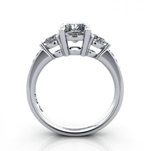 Engagement Ring, PLAT, Cushion, RSA5, TF