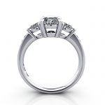 Engagement Ring, PLAT, Oval, RSA5, TF