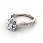 Engagement Ring, RG, Oval diamond, RSA3, LF