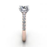 Engagement Ring, RG, Round Brilliant cut diamond, RSA4, SV Engagement Ring, RG, Round Brilliant cut diamond, RSA4, SV
