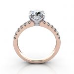 Engagement Ring, RG, Round Brilliant cut diamond, RSA4, TF Engagement Ring, RG, Round Brilliant cut diamond, RSA4, TF