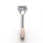 Engagement Ring, RG, Round diamond, RSA3, SV