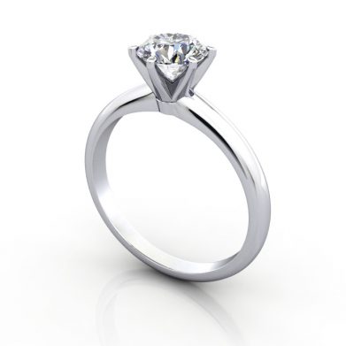 Engagement Ring RS2 Platinum 3D - Thumbnail