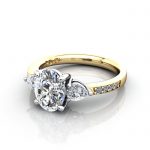 Engagement Ring,YG, Oval, RSA5, LF Engagement Ring,YG, Oval, RSA5, LF