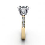 Engagement Ring,YG, Oval, RSA5, SV Engagement Ring,YG, Oval, RSA5, SV