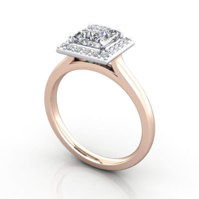 Halo-Diamond-Ring-RH1-Princess-Rose-3D
