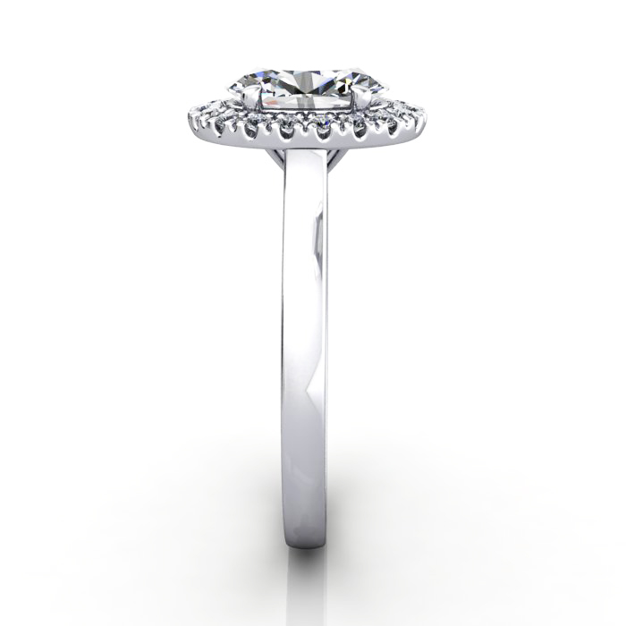 Halo Diamond Ring WG - SV RH8