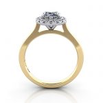 Halo Diamond Ring YG - TF RH8