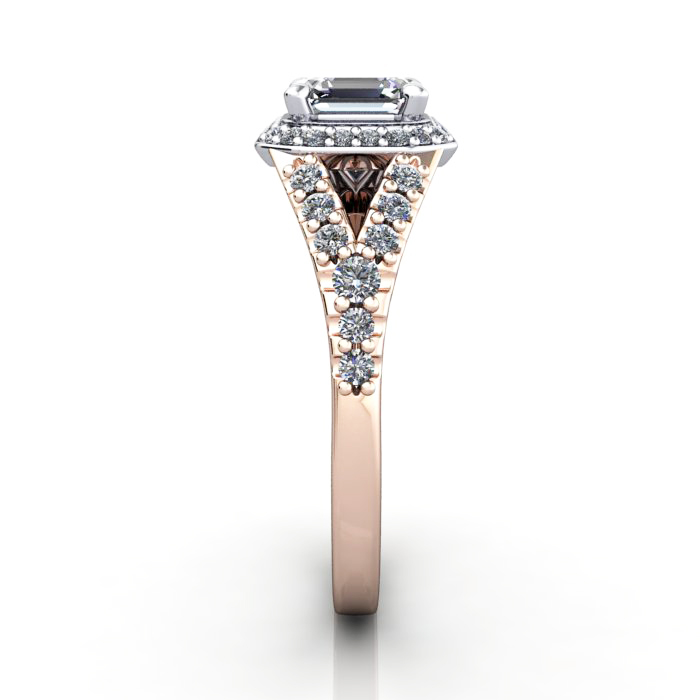 Halo Engagement Ring, RG, RH3. SV Halo Engagement Ring, RG, RH3. SV