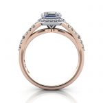 Halo Engagement Ring, RG, RH3. TF Halo Engagement Ring, RG, RH3. TF