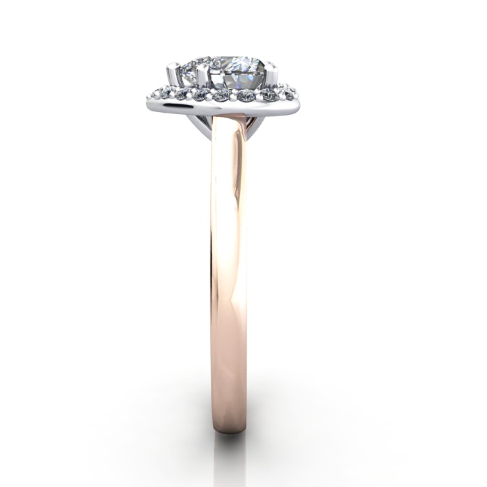 Heart Engagement Ring, RG RH1, SV