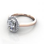 Oval Engagement Ring, RG, RH1, LF Oval Engagement Ring, RG, RH1, LF