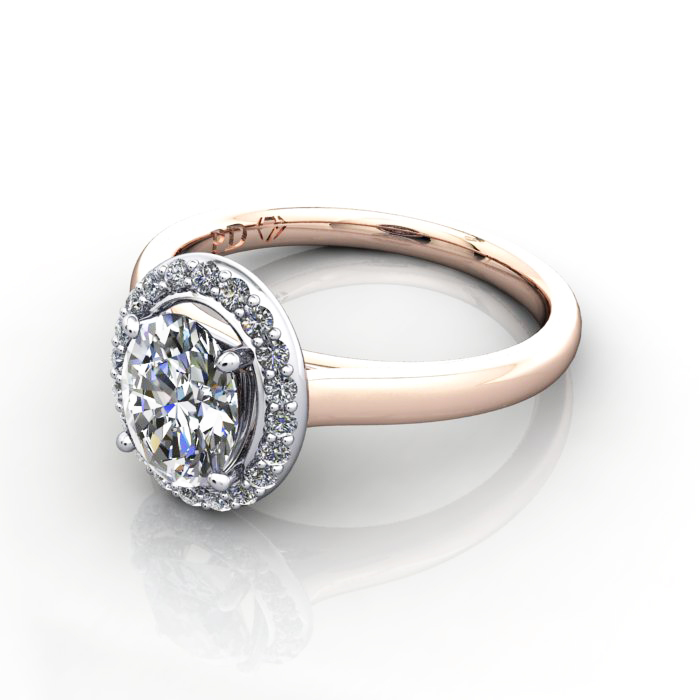 Oval Engagement Ring, RG, RH1, LF Oval Engagement Ring, RG, RH1, LF